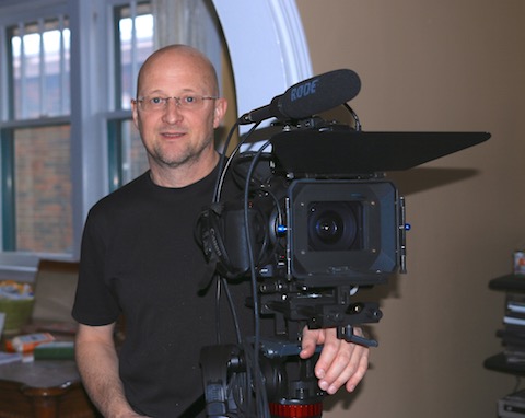 Mike with C100 in rig